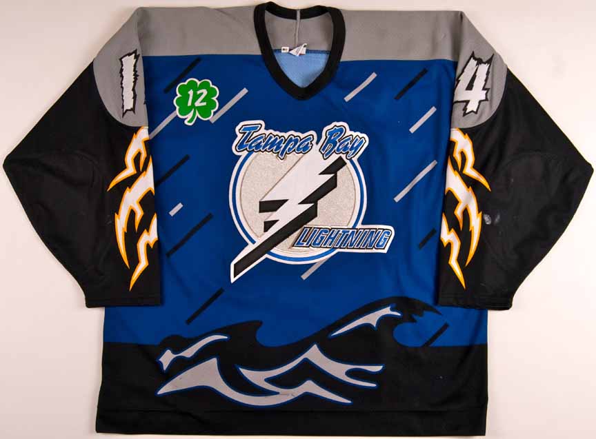 NHL Tampa Bay Lightning 1992-93 uniform and jersey original art – Heritage  Sports Art